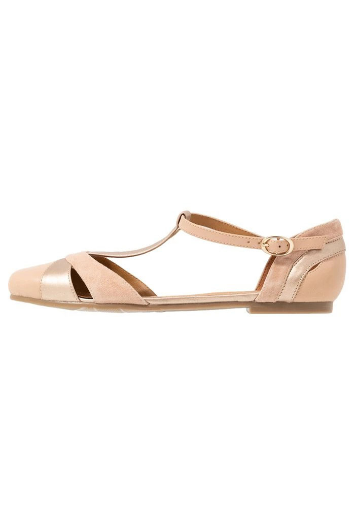 Ballerine ANNA FIELD Anna Field Leather Ballerinas Beige Femme | YXM-5846590